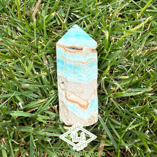 Blue Aragonite Point