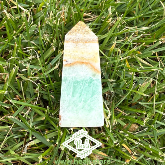 Blue Caribbean Calcite Tower