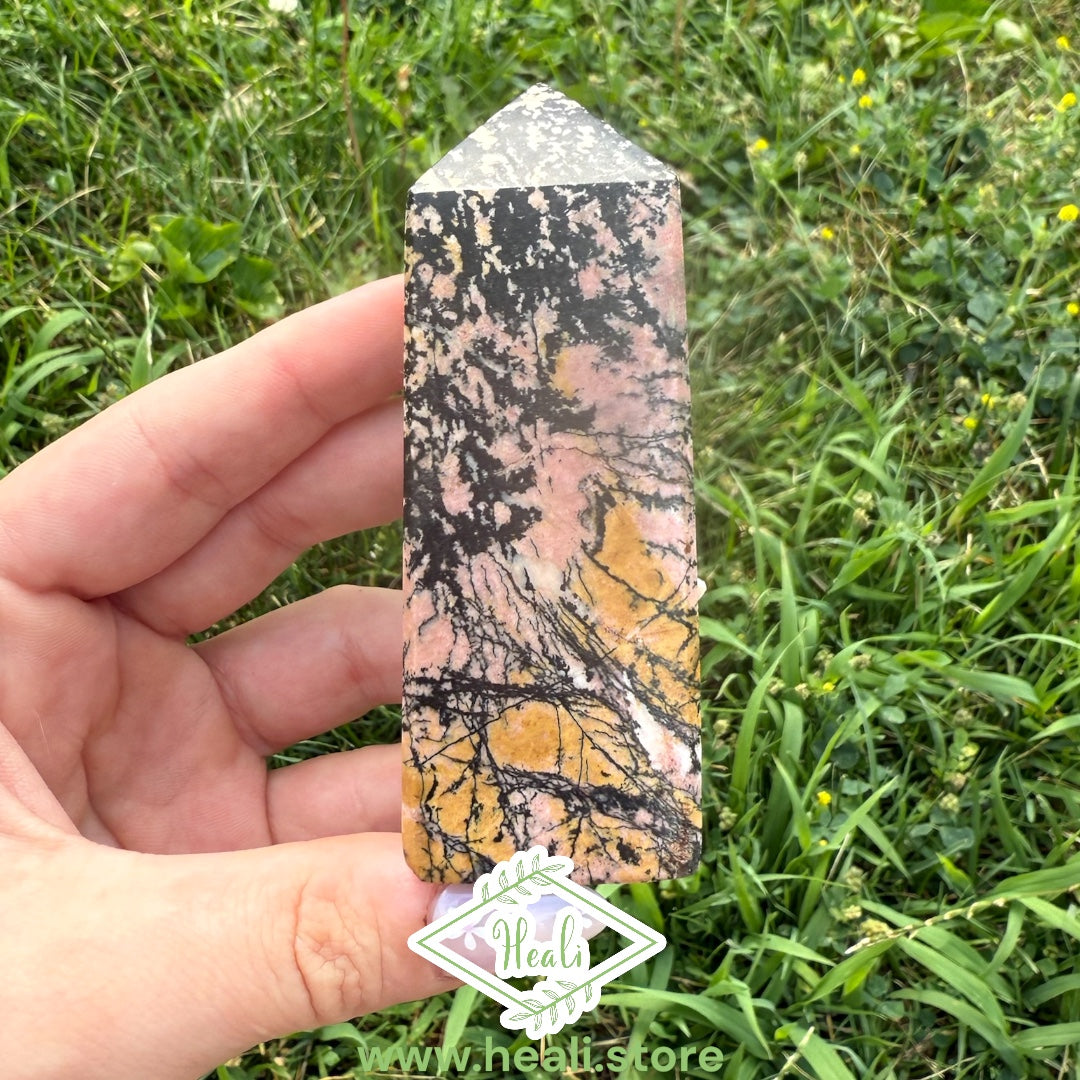 Rhodonite Small Tower