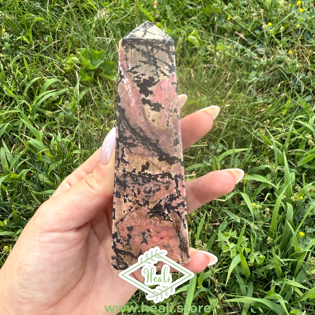 Rhodonite Medium Tower