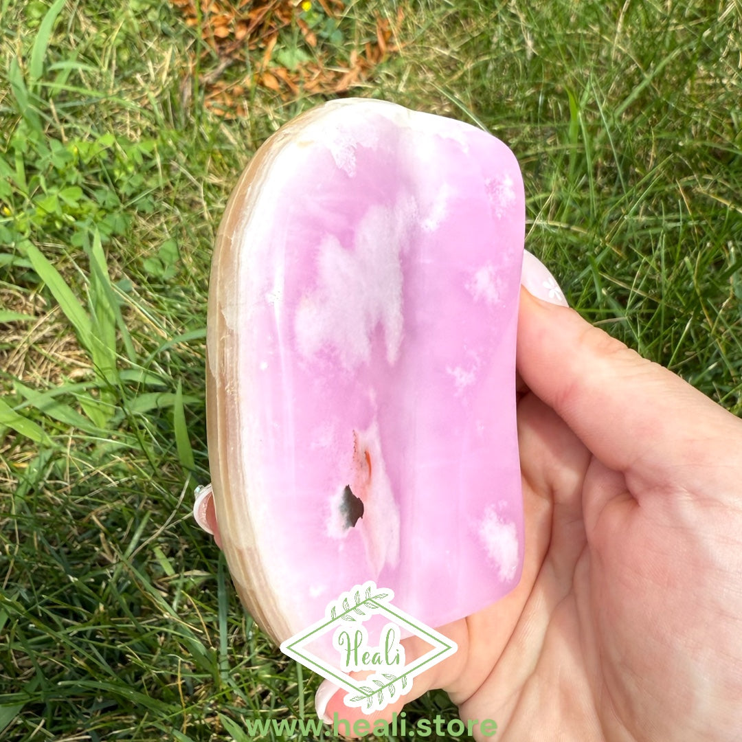 Pink Aragonite Medium Freeform