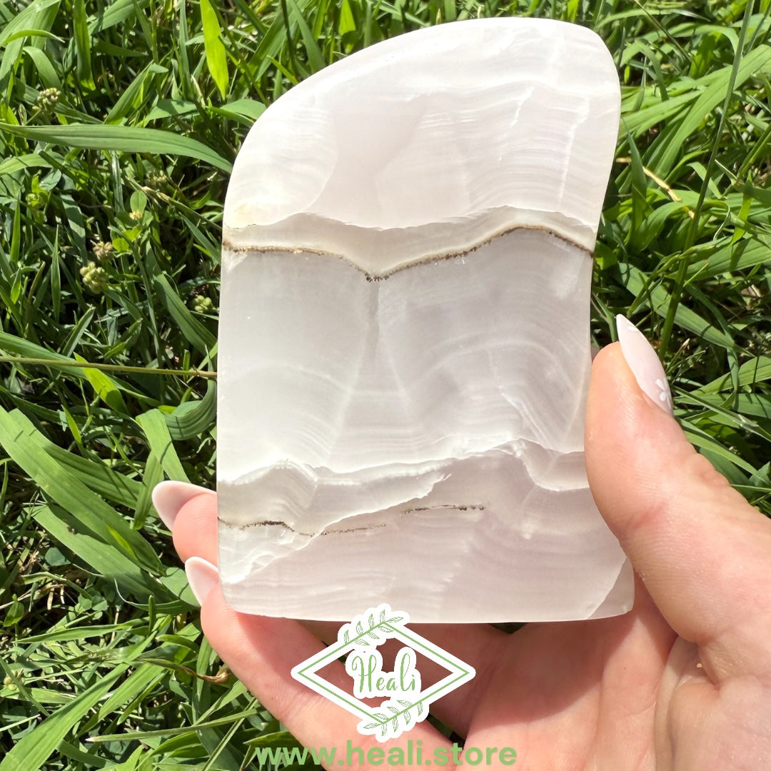 Pink Mangano Calcite Medium Freeform