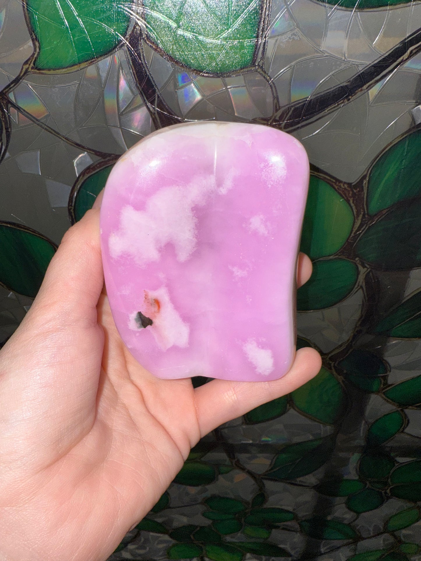 Pink Aragonite Freeform