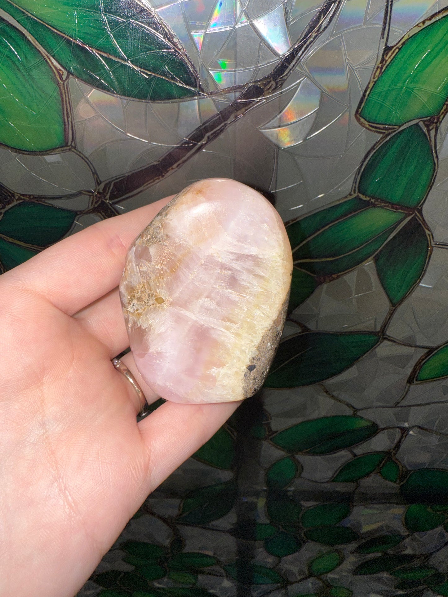 Pink Aragonite Freeform