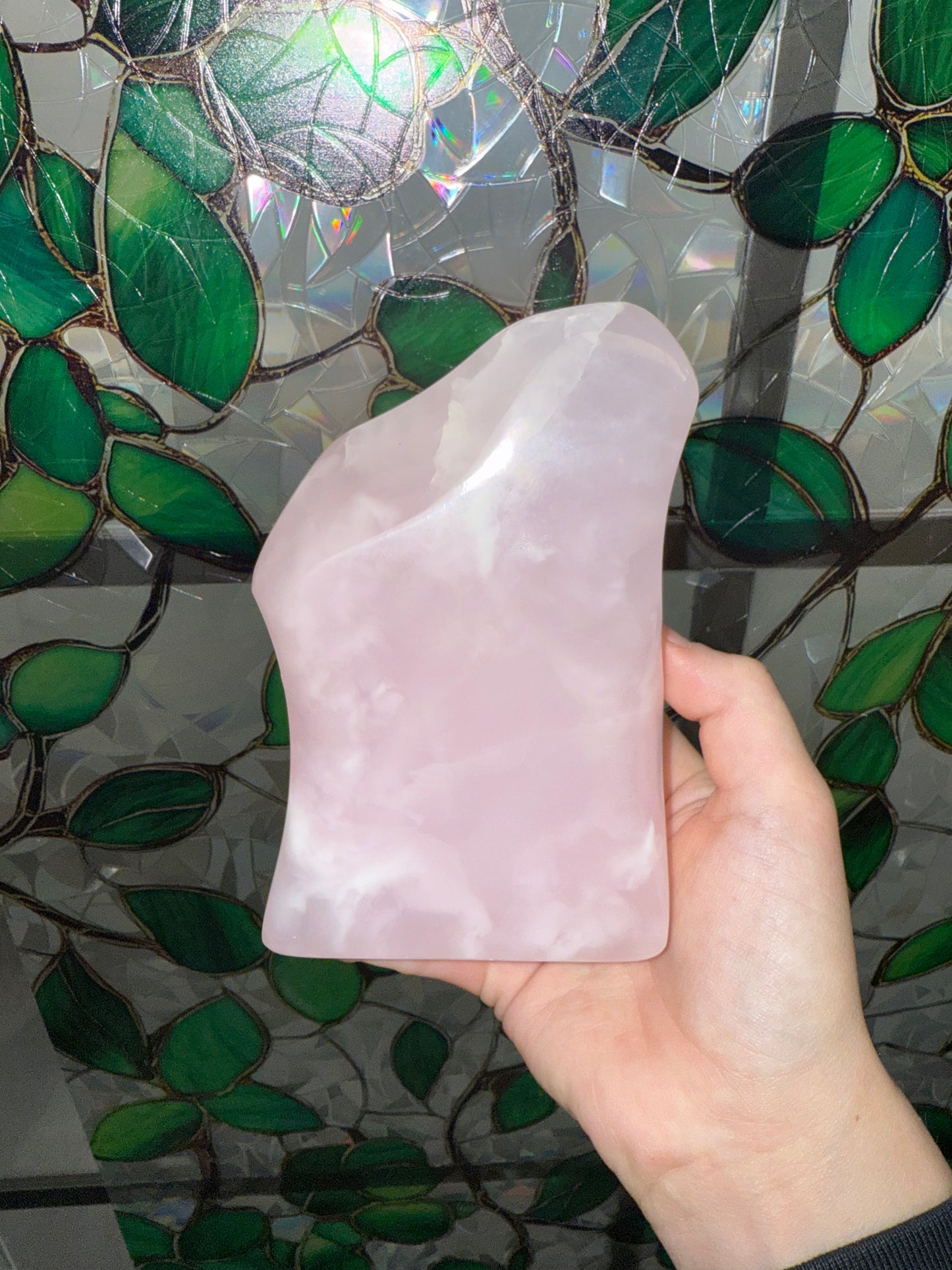 Pink Mangano Calcite Freeform