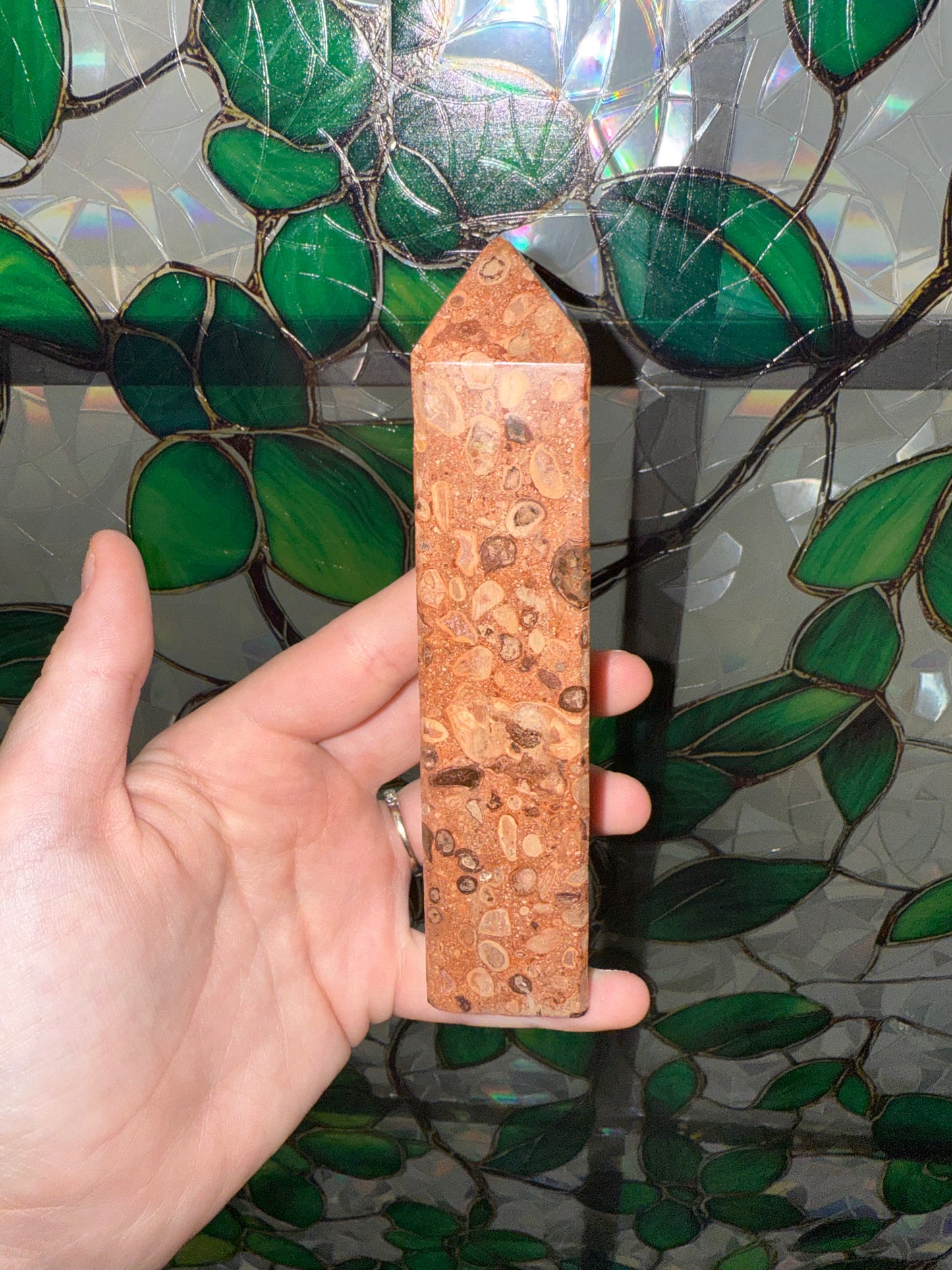 Leopard Skin Jasper tower
