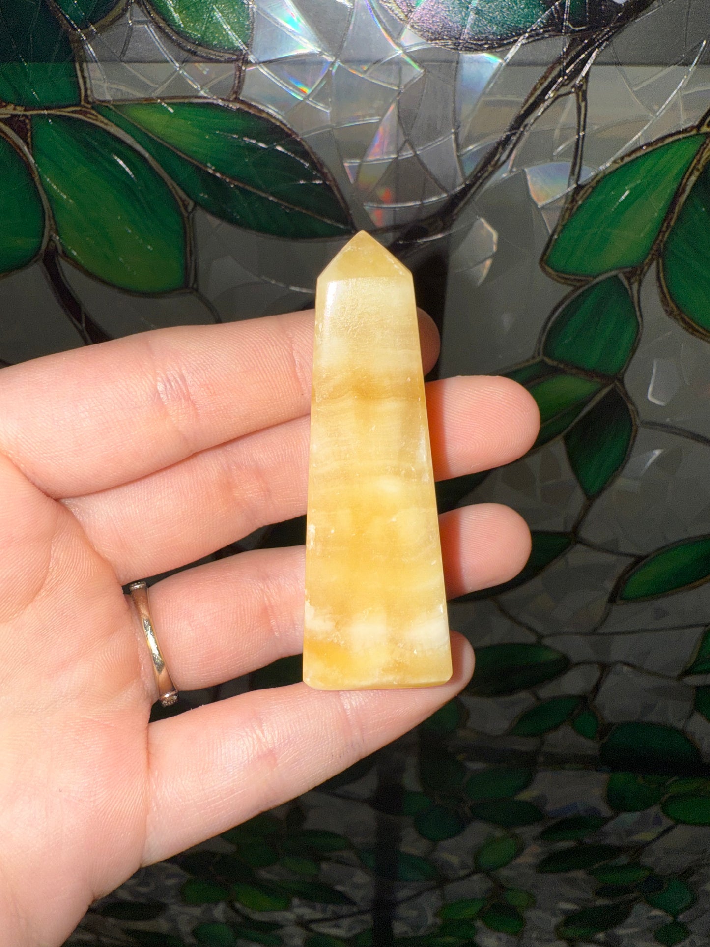 Orange Cream Calcite tower