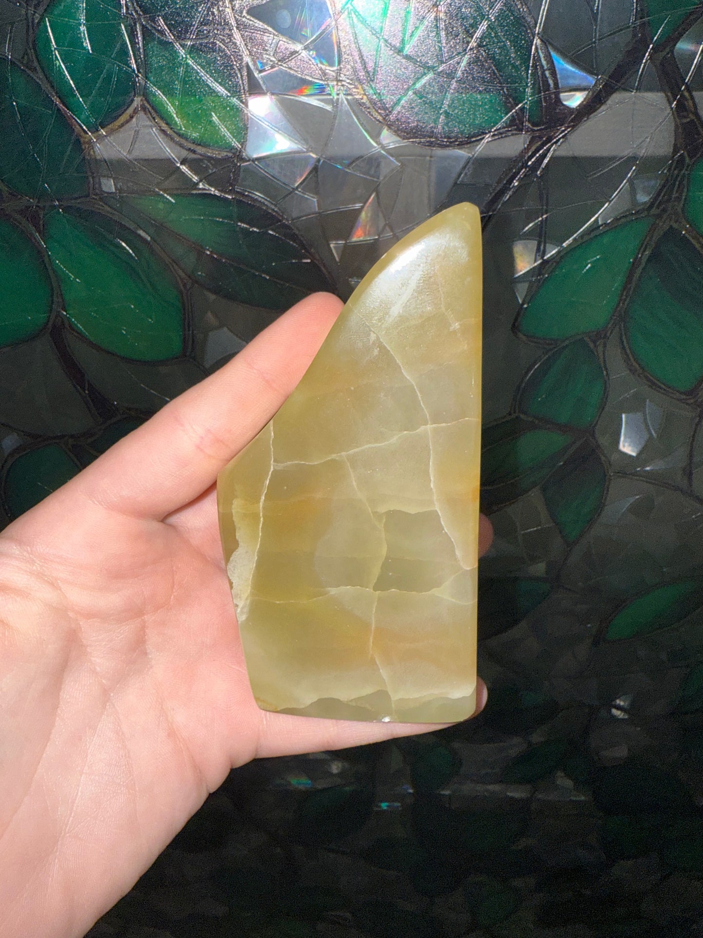 Green Calcite freeform