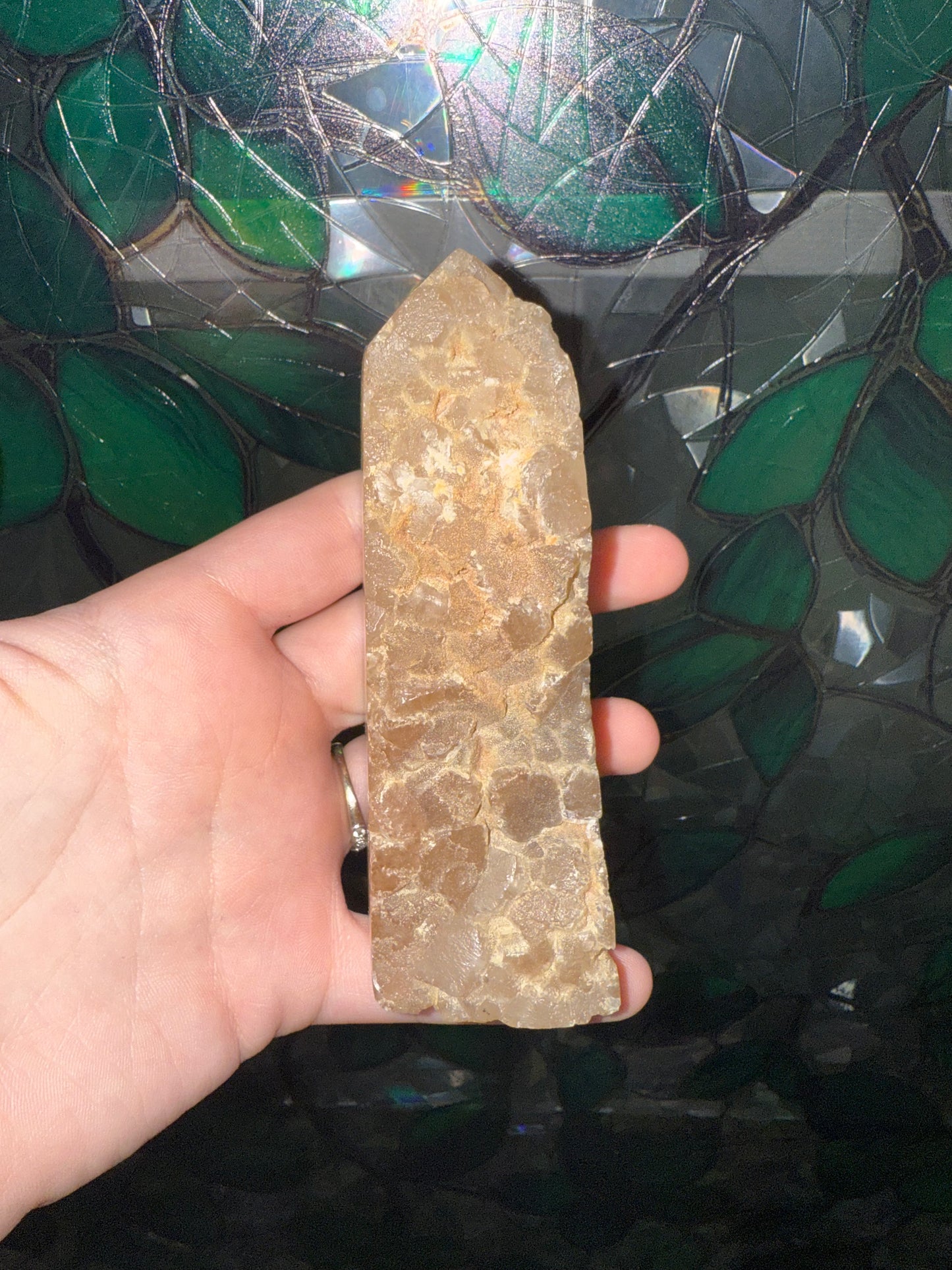 Green Calcite freeform