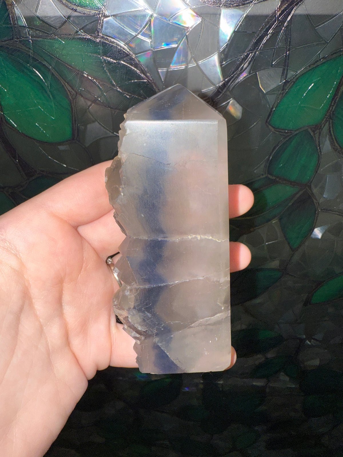 Blue / Purple Fluorite tower