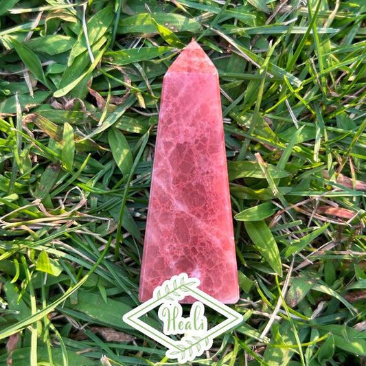 Rose Calcite Tower