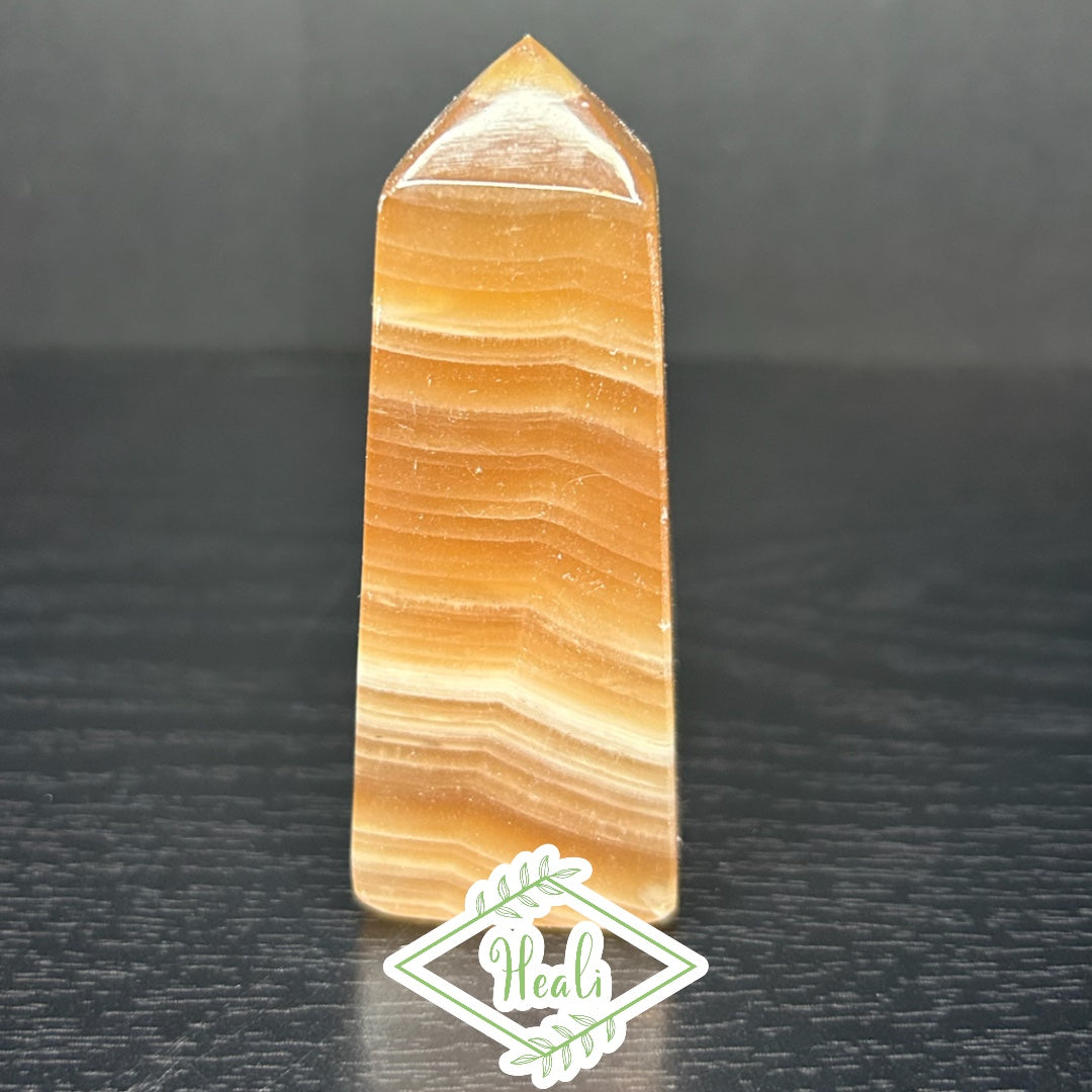 Honey Calcite Tower - F2