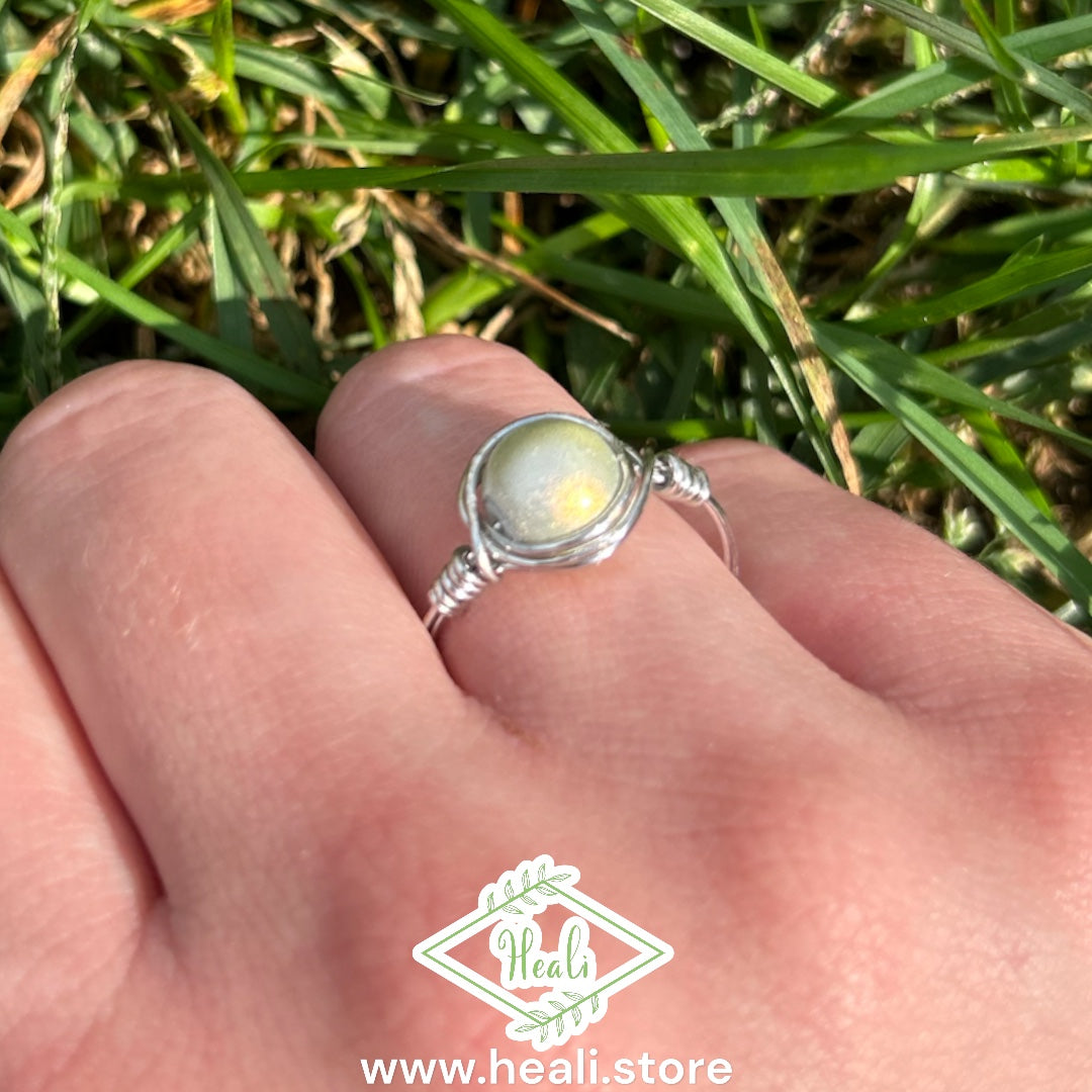 Lunar Cage Ring (size 6.5)