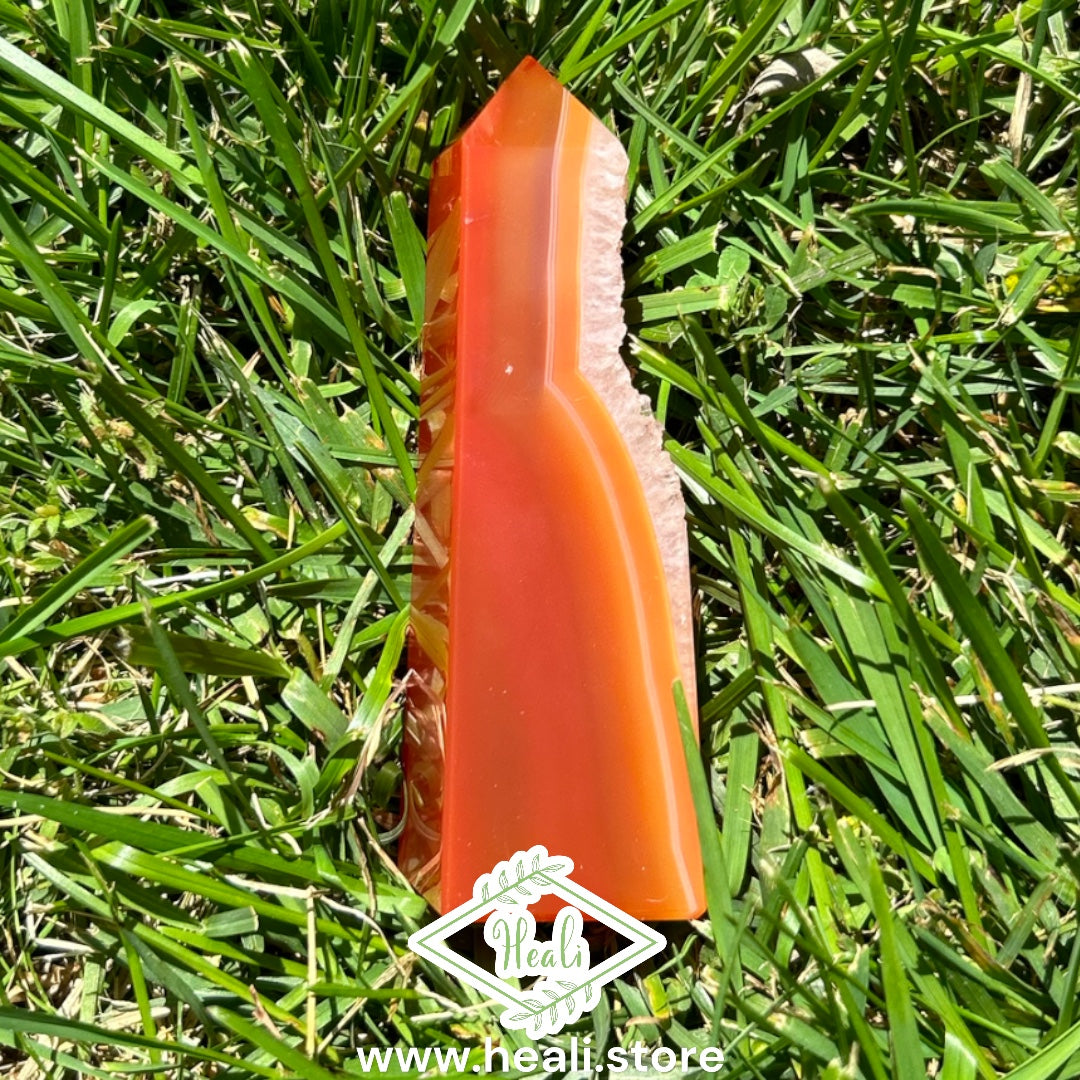 Carnelian Tower - High Grade Quality - Small