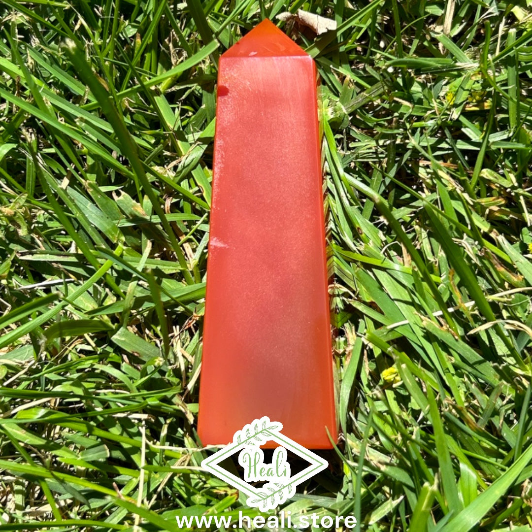 Carnelian Tower - High Grade Quality - Small