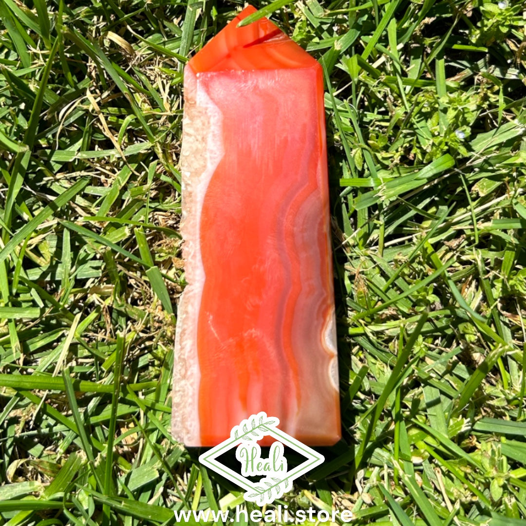 Carnelian Tower - High Grade Quality - Small