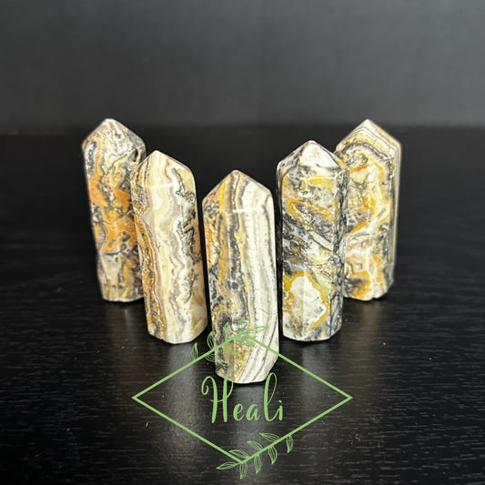 Bumblebee Jasper Chunk Mini Points