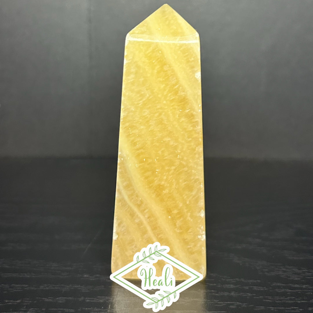 Orange Calcite Tower - F2