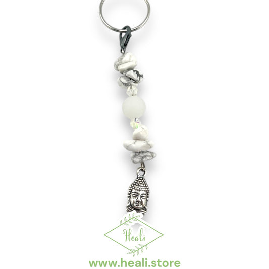 Buddha Key Chain (Howlite)