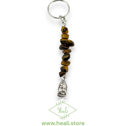 Buddha Key Chain (Tigers Eye)