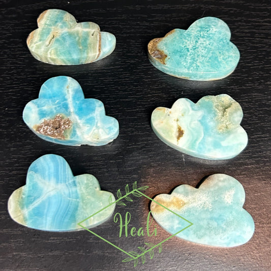 Blue Aragonite Mini Cloud Carving