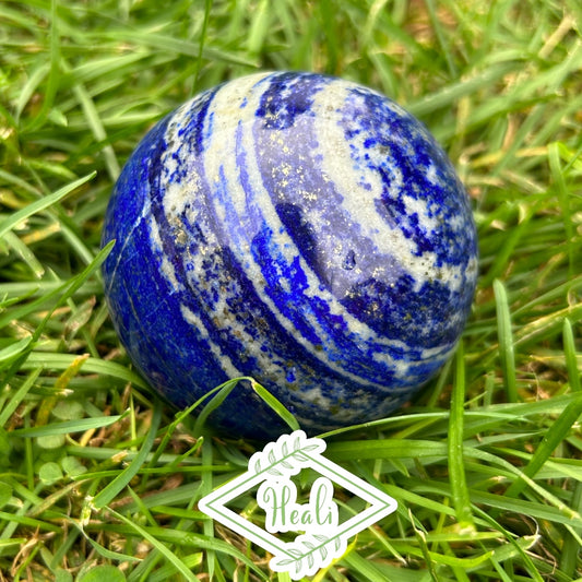 Lapis Lazuli Banded Sphere