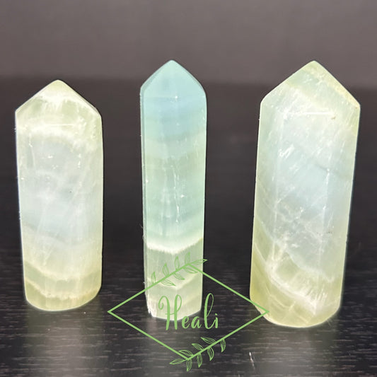 Mini Pistachio Calcite Points