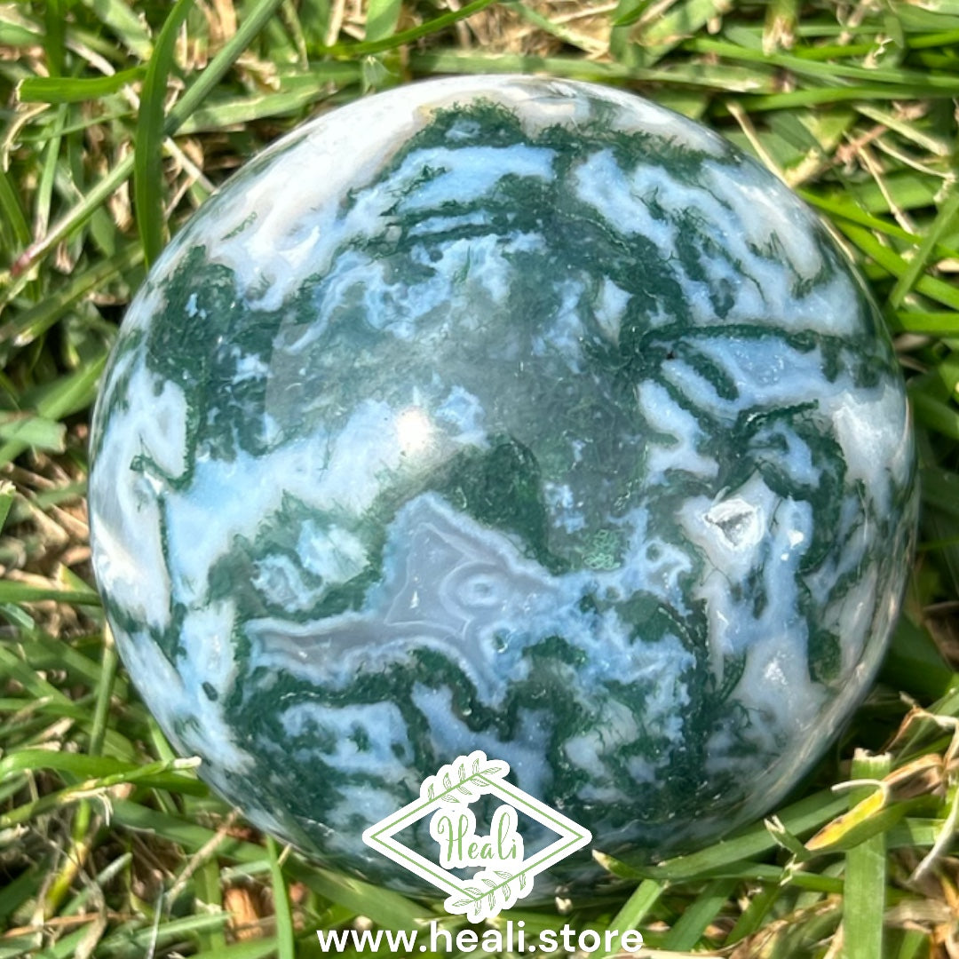 Moss Agate Sphere