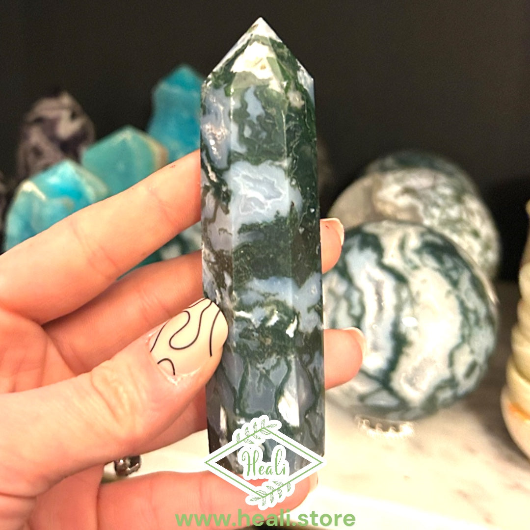 Moss Agate Points (Small)