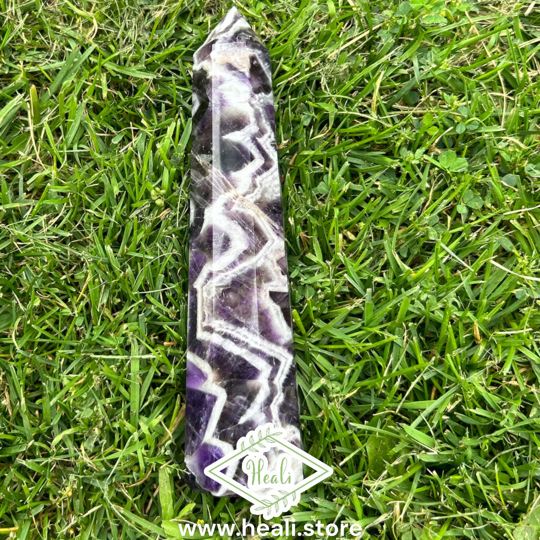 Chevron Dream Amethyst Point - Large