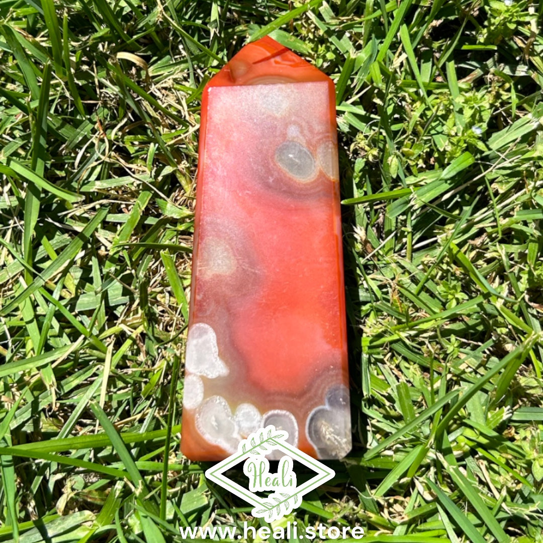 Carnelian Tower - High Grade Quality - Small