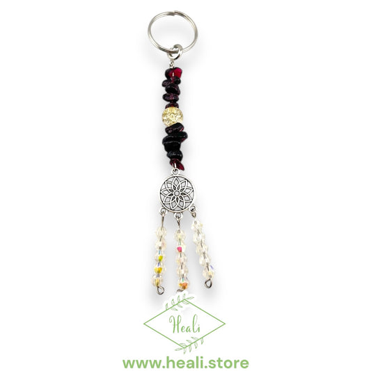 Dream Catcher Key Chain (Garnet)