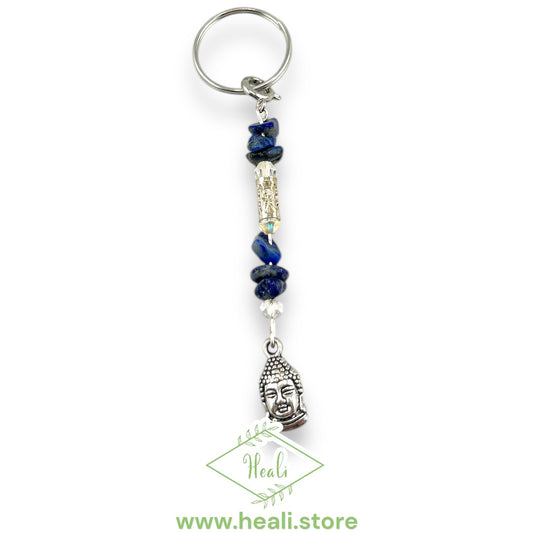 Buddha Key Chain (Lapis Lazuli)