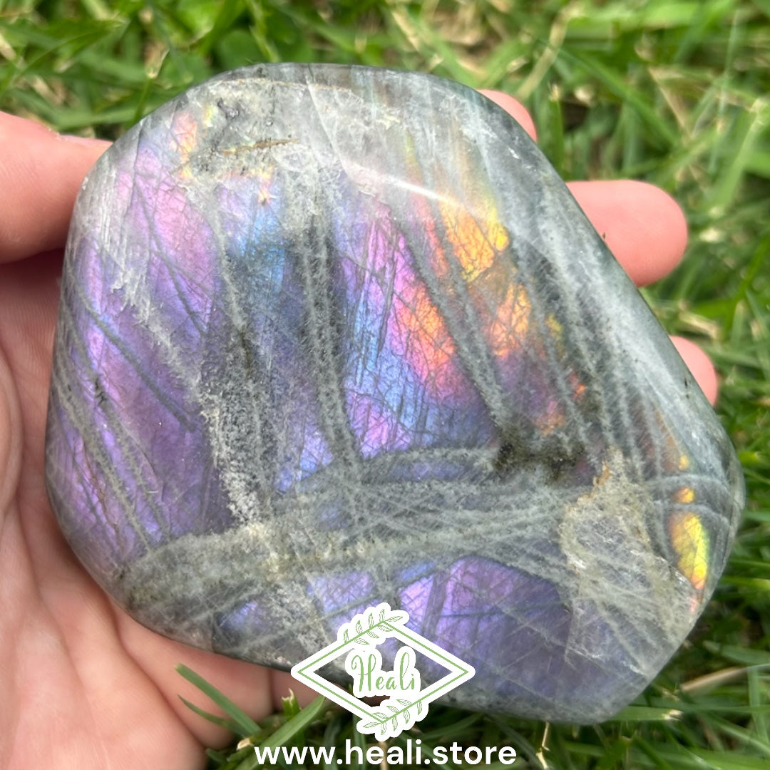 Labradorite Freeform with Purple Flash - Medium