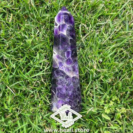 Chevron Dream Amethyst Point - Medium