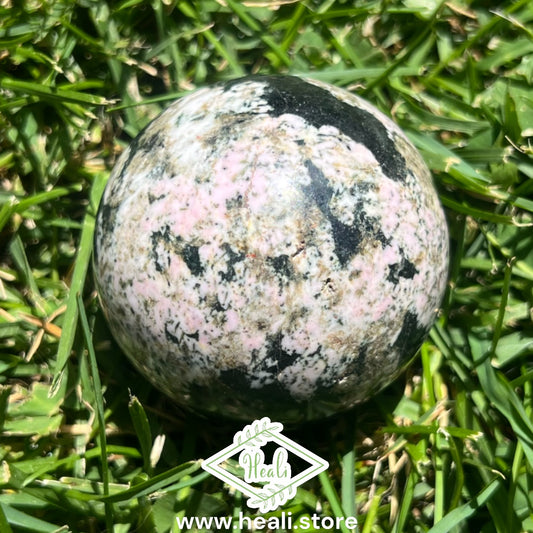 Pink Snowflake Obsidian Spheres - Small