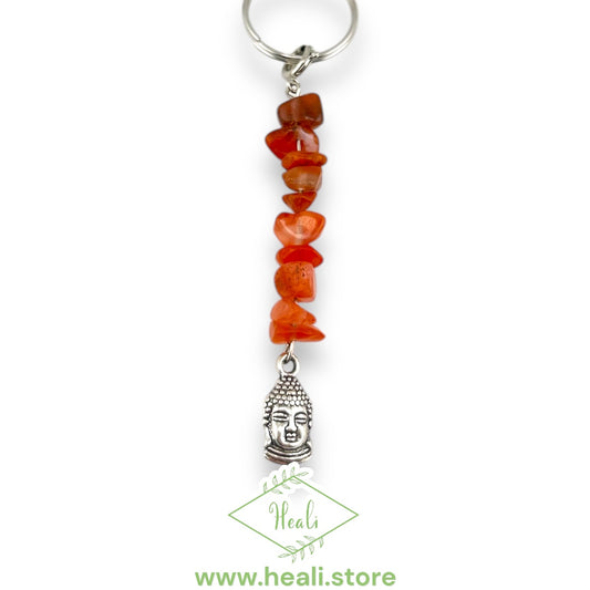 Buddha Key Chain (Carnelian)