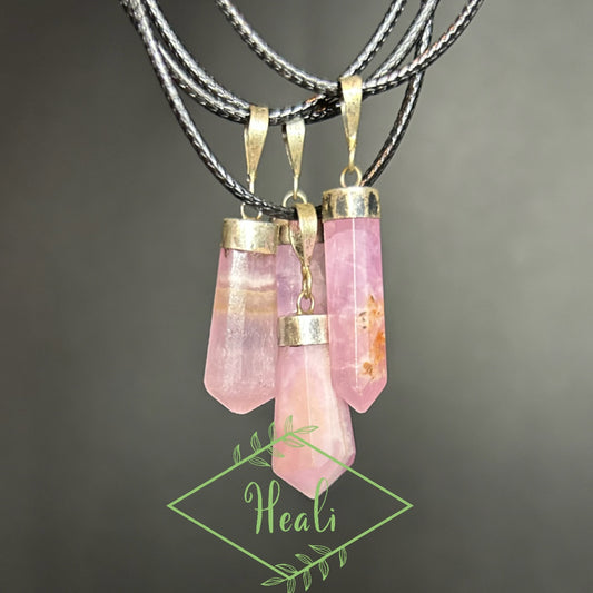 Pink Aragonite Pendant