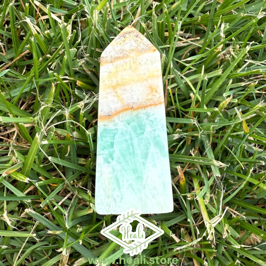Blue Caribbean Calcite Tower