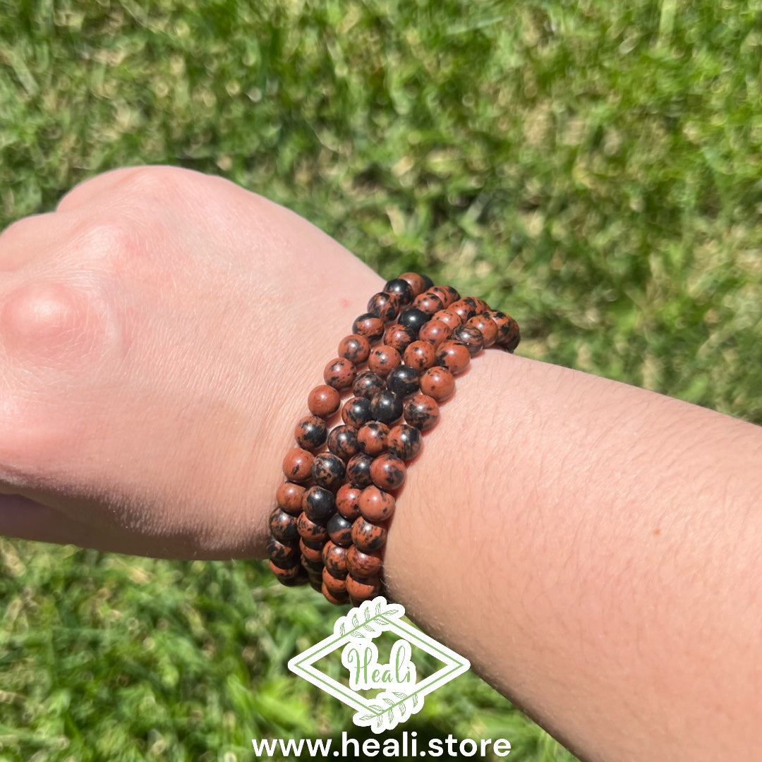 Red Obsidian Bracelet