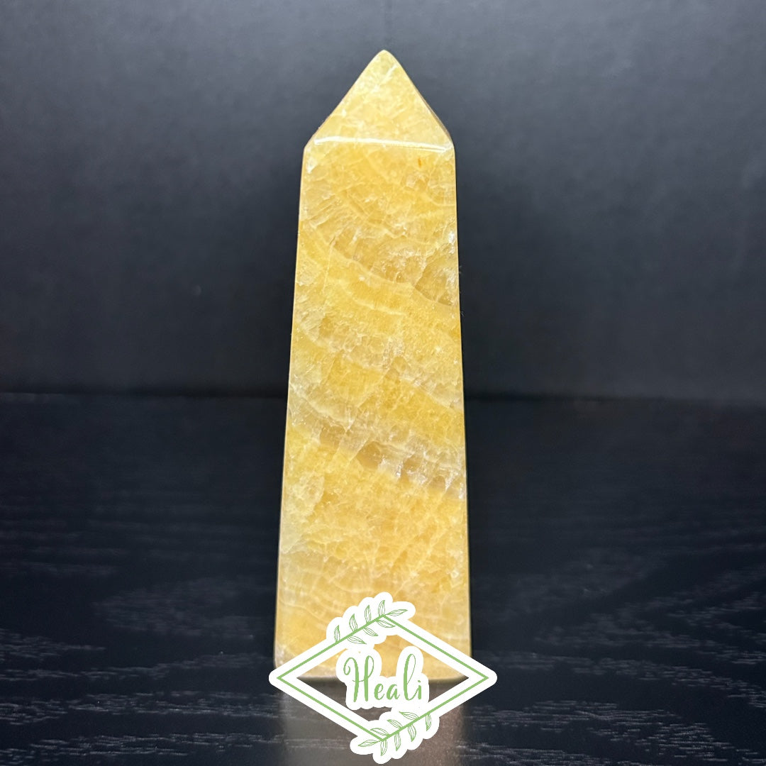 Orange Calcite Tower - F1