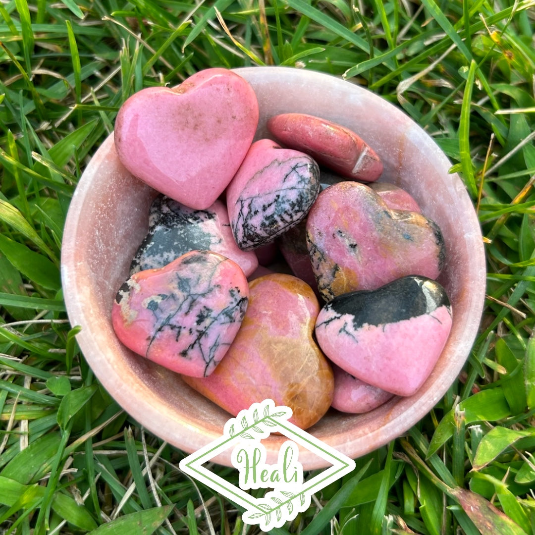 Rhodonite Mini Hearts