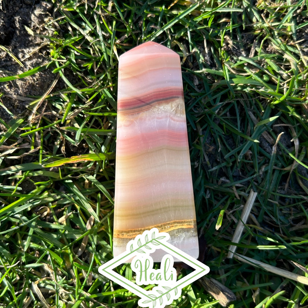 Moon Goddess Pink Banded Onyx Bundle