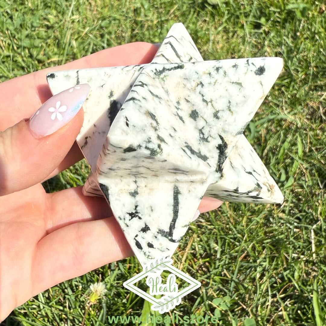 Black Tourmaline Merkaba Star