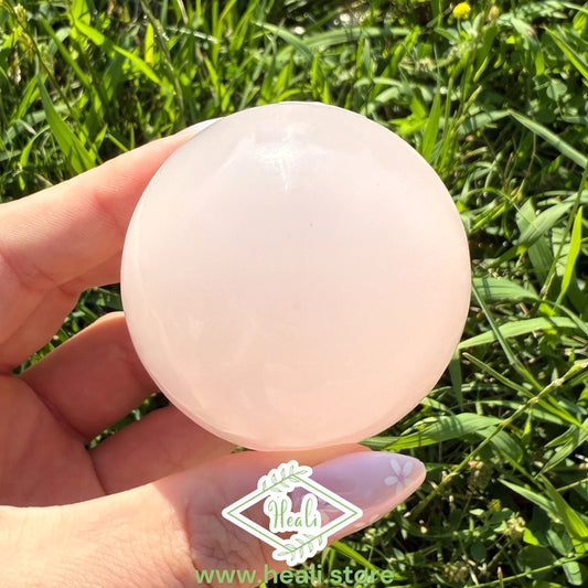 Pink Mangano Calcite Small Sphere