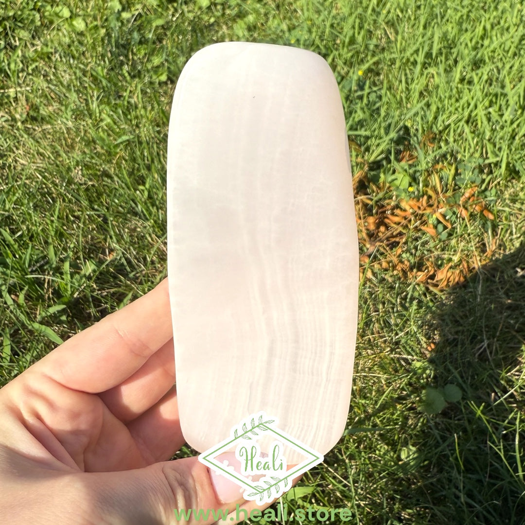 Pink Mangano Calcite Medium Freeform