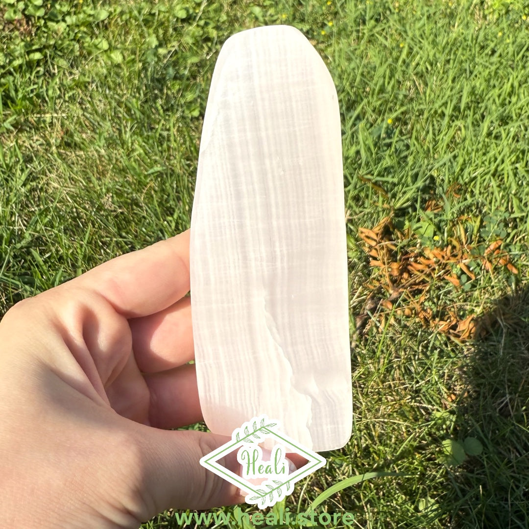 Pink Mangano Calcite Medium Freeform