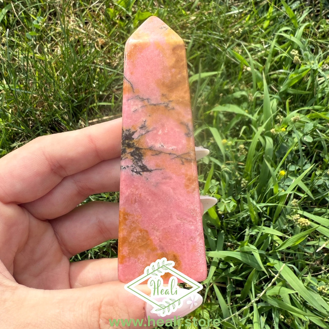 Rhodonite Small Tower