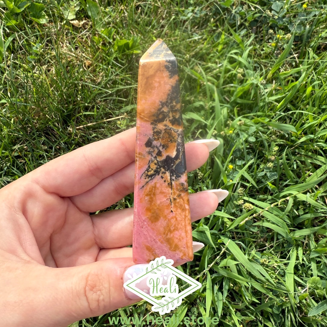 Rhodonite Small Tower