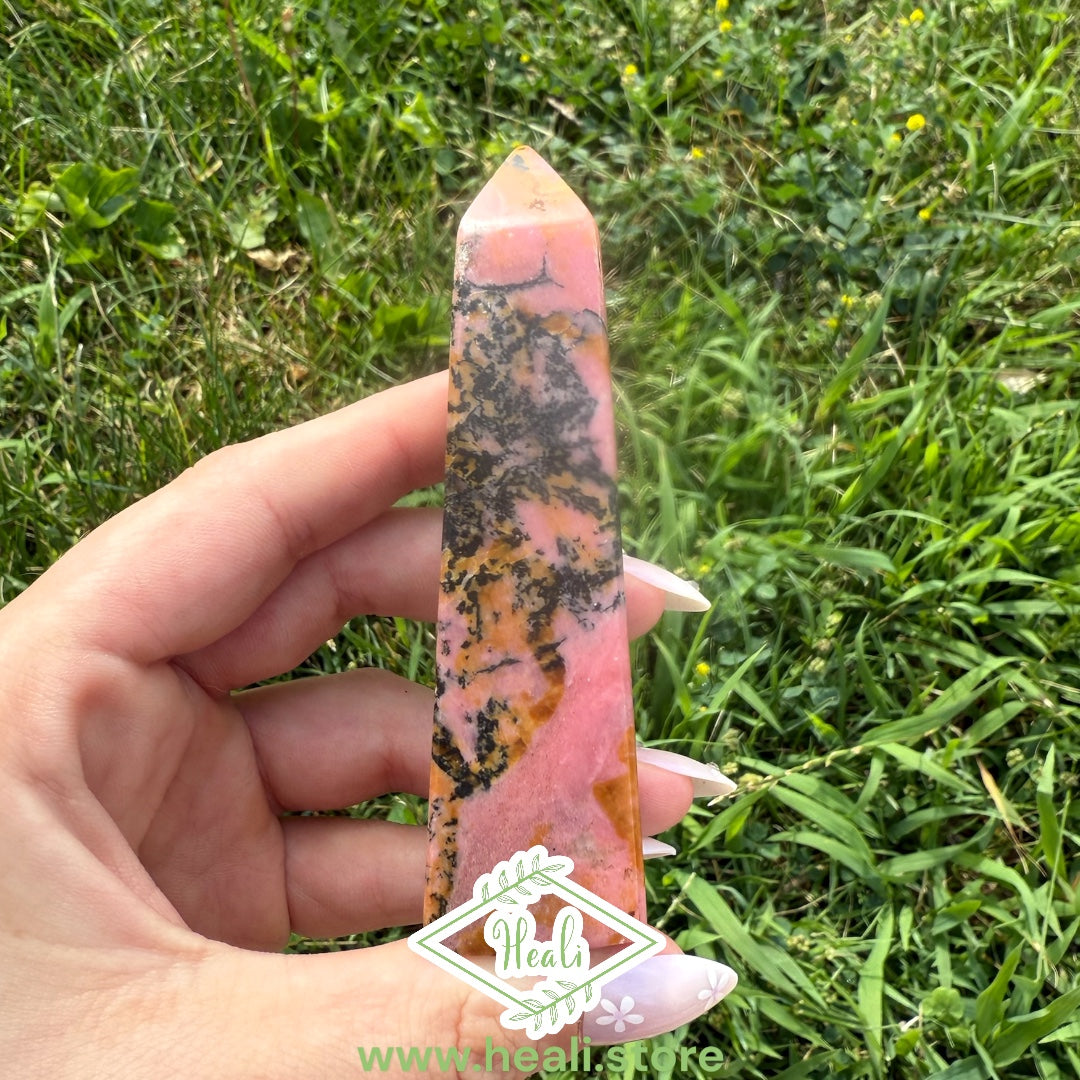 Rhodonite Small Tower